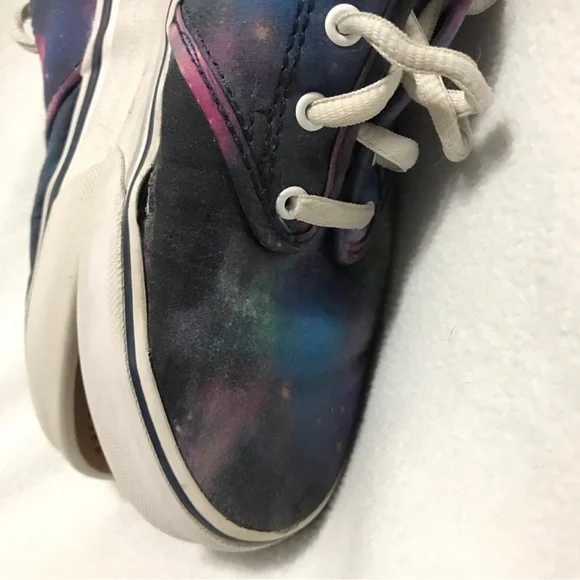 Galaxy Vans Sneakers • Size US Missy 4.0 • Preloved with wear - Picture 16 of 16